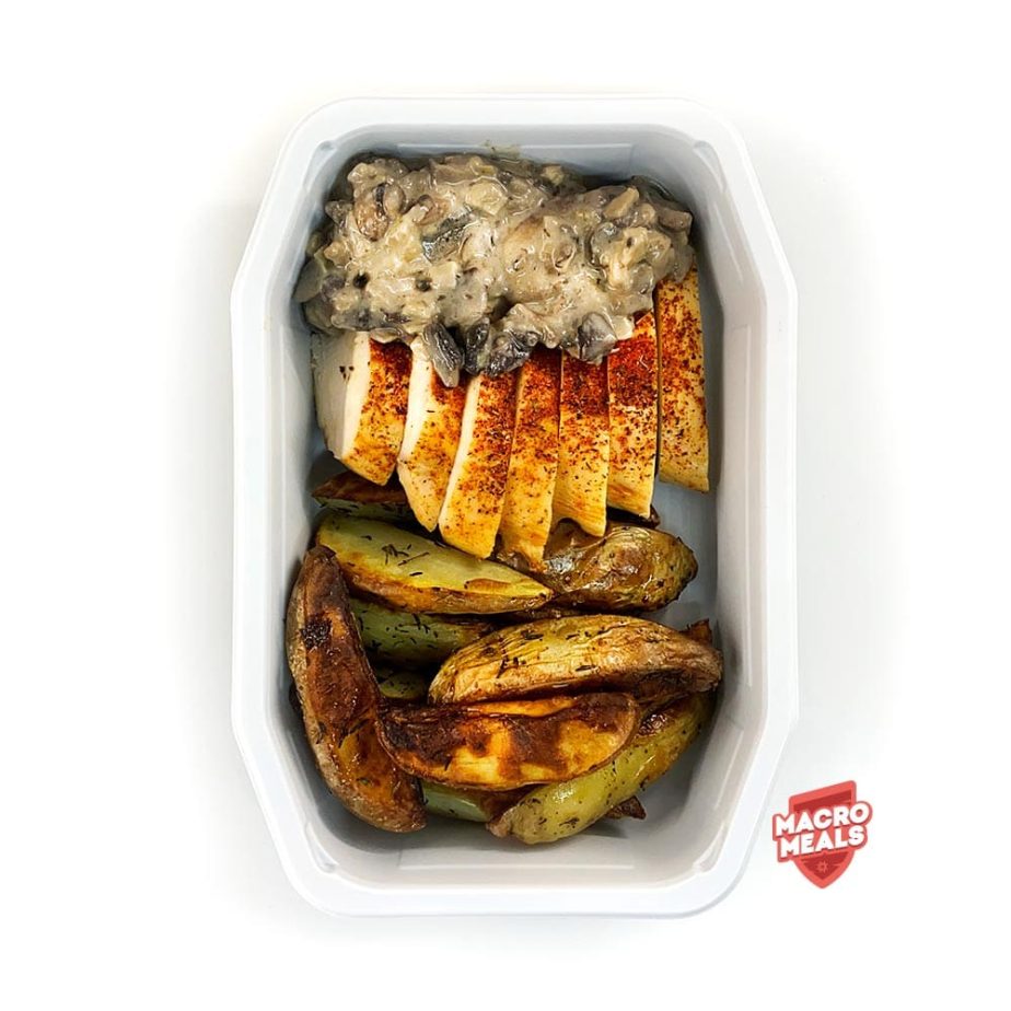 516 Creamy Mushroom Chicken Roasted Potatoes Macro Meals