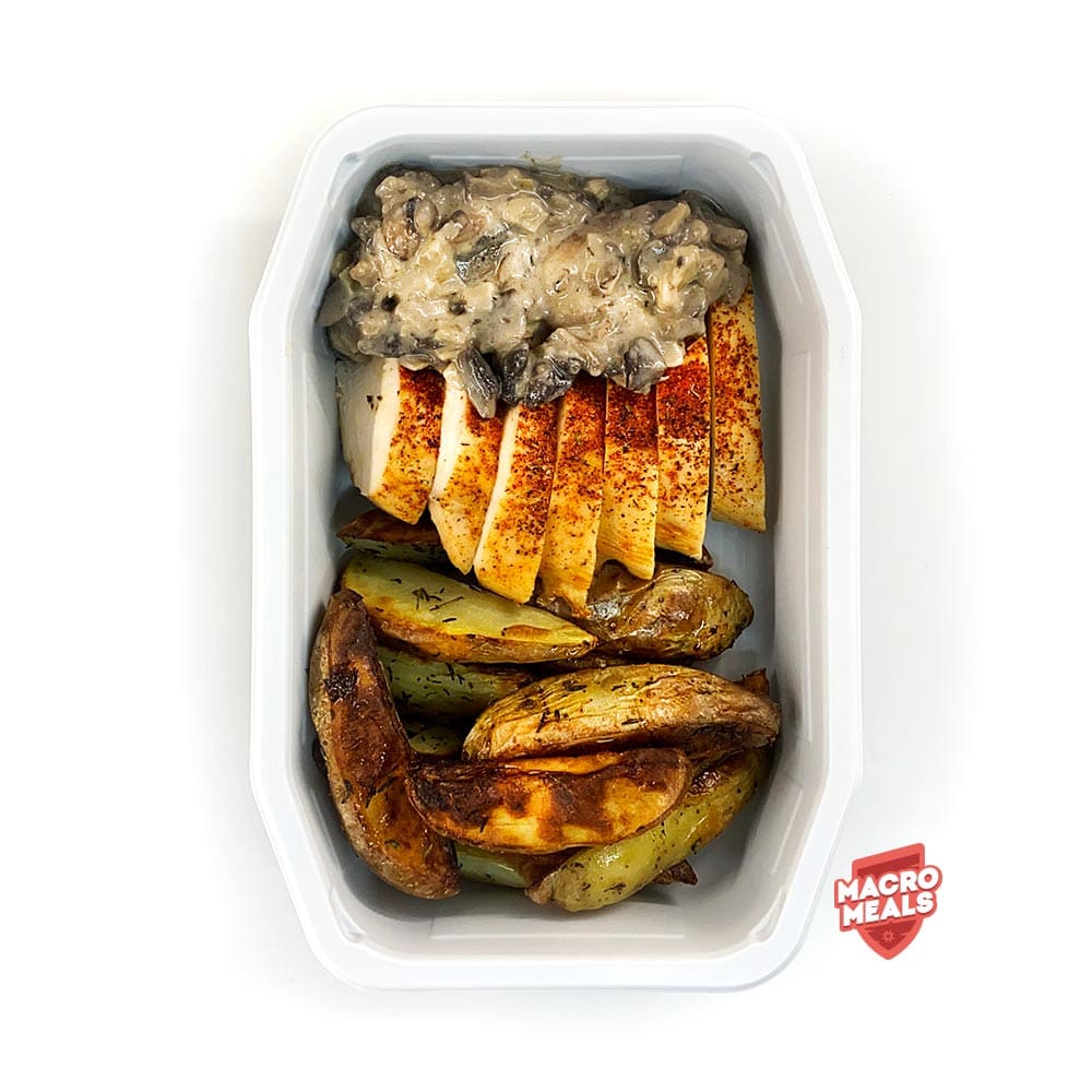 516 Creamy Mushroom Chicken Roasted Potatoes Macro Meals
