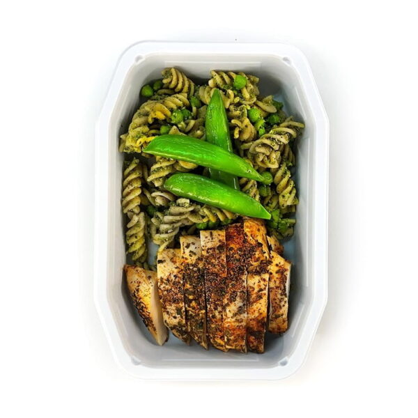 Green Pesto Chicken Pasta