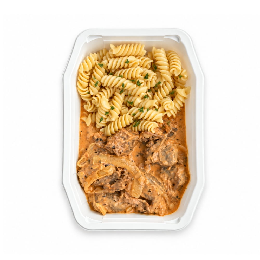 Fransk biffpasta med röda linser & örter matlåda